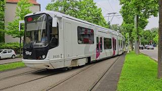 Tram Grenoble Ligne C  Retournement FlandrinValmy [upl. by Inalaehon]