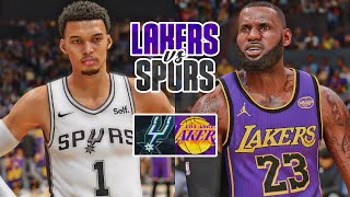 LAKERS vs SPURS  NBA 2K25 PS5 [upl. by Favrot152]