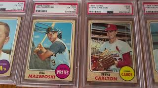 1968 Topps HOF Run Complete 74 Cards [upl. by Efar]