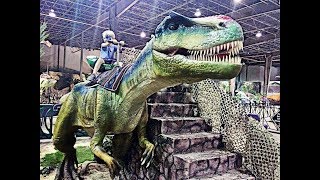 Huge Animatronic Dinosaurs At Jurassic Quest [upl. by Stelle]