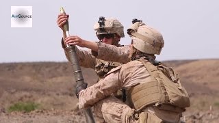 US Marines M224 60mm Lightweight Mortar Live Fire Exercise [upl. by Darryl]