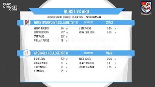 Hurstpierpoint College 1st XI v Ardingly College 1st XI [upl. by Stover]