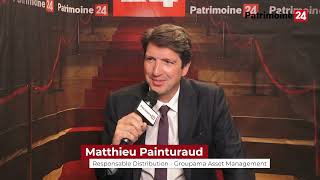 Interview avec Matthieu PAINTURAUD Groupama AM  Patrimonia 2024 [upl. by Eldnik]