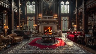 Escape from the Noisy  Find Peace by the Fire in the Castle [upl. by Atteiram]