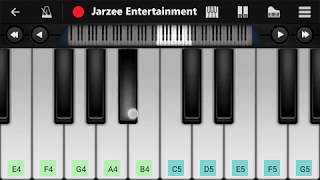 Tu Cheez Badi Hai Mast  Mobile Perfect Piano Cover and Tutorial  Jarzee Entertainment [upl. by Barkley]