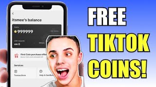 How to Get 999K FREE TikTok Coins ✔️ iOS amp Android Free TIK TOK Coins Tutorial [upl. by Fortunna]