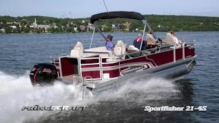 Princecraft 2019  Sportfisher 21 4S Ponton de pêche  Fishing pontoon [upl. by Hillell345]