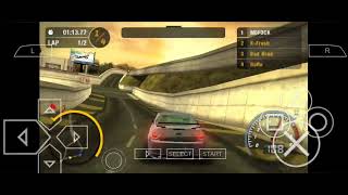 Need For Speed Most Wanted PSP Game on Android RACING [upl. by Ailil]