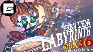 FNAFSFM Labyrinth  CG5  Roux36 Animations PREVIEW [upl. by Stav173]