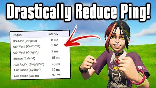 How To Improve Your Ping In Fortnite Chapter 4  Network Optimization Tips [upl. by Coopersmith]