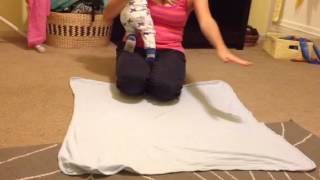 Best swaddle method ever [upl. by Topliffe]