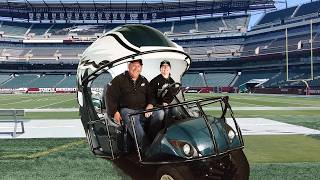 Eagles Season Ticket Gift Experience Lincoln Financial Field Philadelphia Tom amp Haley Show S4E15 4k [upl. by Sibilla]