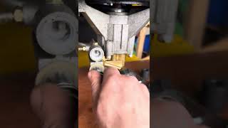 Best and easiest way to remove unloader valve from a pressure washer pump [upl. by Elocon]