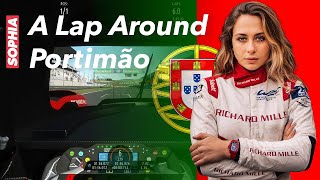 SOPHIA FLOERSCH  A LAP IN PORTIMAO  Track guide  SIM  real life  RF2  LMP2  FIA WEC [upl. by Takeshi]