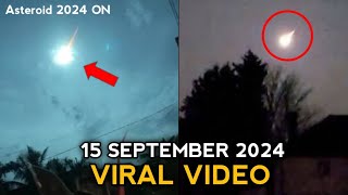 Viral Video 15 september 2024 asteroid। asteroid 2024 ON । 25 september 2024 asteroid live [upl. by Jacquie]