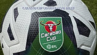 Rantz LIVE Carabao Cup Quarter Final Draw [upl. by Notxam]