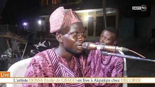 DOSSA Etoile de Gbagbo en Live à Akpakpa chez DÉCORER [upl. by Quent774]