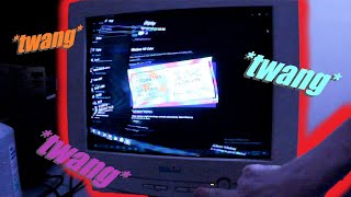 CRT Degaussing Compilation So satisfying REUPLOAD 91021 [upl. by Ahola405]