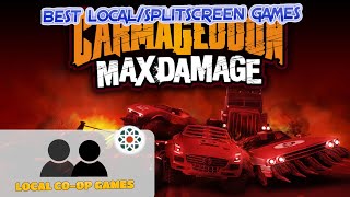 Carmageddon Max Damage Multiplayer  How to Play Splitscreen on Nucleus Coop [upl. by Tammi]