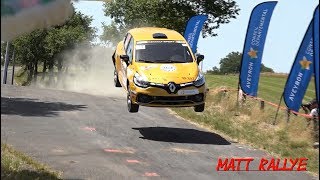 Rallye du Rouergue 2017 HD Show BIG Jump amp 360° [upl. by Ardnuhsor]