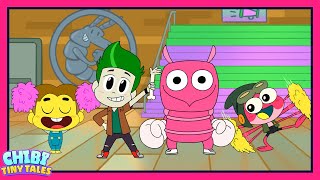 Cheer Tryouts ft Amphibia Phineas amp Ferb 📣  Chibi Tiny Tales  ZOMBIES  Disney Channel Animation [upl. by Ciapha]