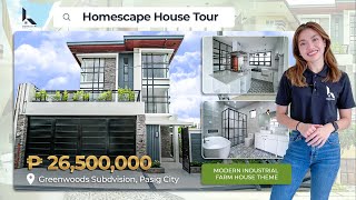 4K House Tour PG25  Modern Farm House for sale in Greenwoods Exec Village Pasig City [upl. by Fondea]