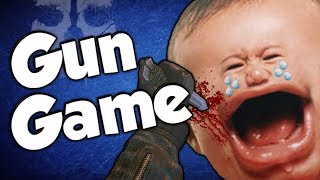 CRYING BABY Gun Game Reactions  Call of Duty Ghosts [upl. by Patrica]