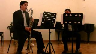 Ilio Volante quotNanukquot duet for clarinet and bassclarinet [upl. by Blossom300]