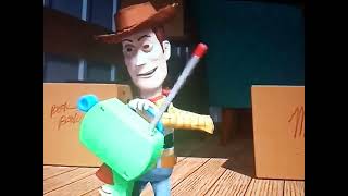 Toy Story 11995 Scud VS WOODY Buzz Chase Scene [upl. by Selrac]