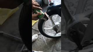 Splender front mudguard  repair  shorts  vikash sharma [upl. by Naig]