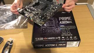 ASUS Prime A320MK Unboxing amp Review [upl. by Ellemac]