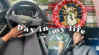 CAR VLOG ITS PAYDAY Christmas shopping Godly Conversations Self Worth Cookie Contests amp Boba [upl. by Ttessil677]