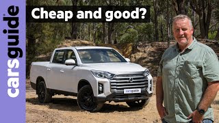 Offroad test 2023 SsangYong Musso review XLV Ultimate  Is Koreas 4WD pickup adventureready [upl. by Alram708]