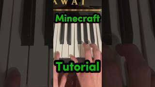 EASIEST Minecraft Piano Tutorial piano beginners pianotutorial minecraft subwooferlullaby [upl. by Hadrian600]