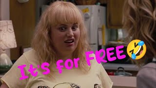 Rebel Wilson  Its For Free Bridesmaids Funny Scene [upl. by Alejna]