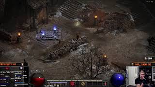 Diablo 2  FINISHING 2 Handed CHARGE PALADIN llamarpg [upl. by Anirav]