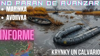 FRENTE ACTIVO EN NAVIDAD ORTODOXA RUSOS AVANZAN MARINKA Y AVDIIVKA KRYNKY UN CAOS VIDEOS WARMAP [upl. by Mallon]