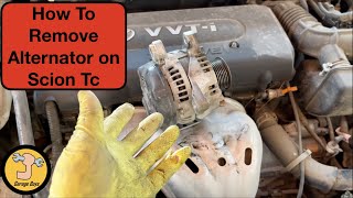 How to Remove Alternator on Scion Tc 0510 [upl. by Ilyk]