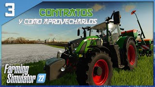 Farming Simulator 22  Tips sobre CONTRATOS y habas de soja  3 FS22 Gameplay Español [upl. by Rellim120]