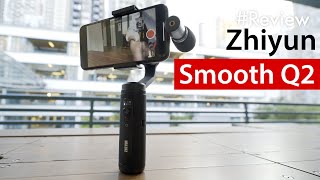 Smallest 3axis Smartphone Gimbal Zhiyun Smooth Q2 Prerelease First Lok [upl. by Sicnarf]