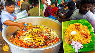 Gundu Bhai Hyderabadi Chicken Dum Biryani Daily 500 Kg Biryani Making Rs 140 Only l Madurai Food [upl. by Nylia]