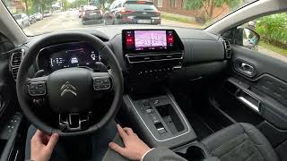 2022 Citroen C5 Aircross  Shine 12l petrol 130hp   POV Test Drive  part 2 [upl. by Ahsieyn259]