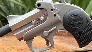 THE LEGENDARY DERRINGER  BOND ARMS ROUGHNECK 357 MAGNUM REVIEW [upl. by Dante849]