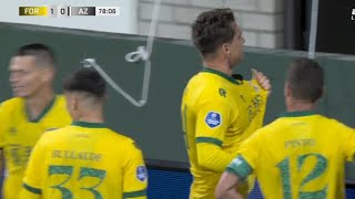 Rodrigo Guth Goal  Fortuna Sittard vs AZ Alkmaar 10 Goals Results And Extended Highlights2024 [upl. by Truk]