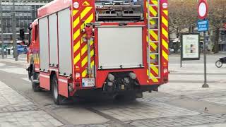 spoed brandweer Antwerpen centrum naar automatische brand melding [upl. by Mahgirb]