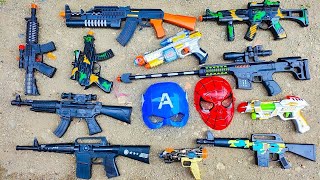 Collecting Sniper Rifles and AK47 Guns Shotgun M416 Gun Pistol Light Guns Water Gun Optimus Prime [upl. by Rita]