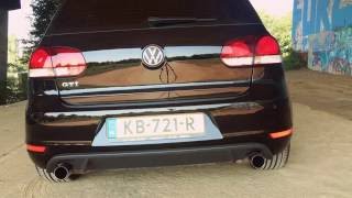 Golf VI GTI resonator delete sound [upl. by Nerine164]