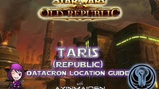 SWTOR  Taris Republic Datacron Location Guide [upl. by Gombosi460]