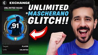 HOW TO GET UNLIMITED MASCHERANO FOR FREE  FC MOBILE 25 [upl. by Dustie645]