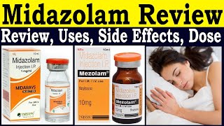 midazolam injection uses hindi  Dormicum midazolam 75 mg  uses Side Effecs Dose How to use [upl. by Cornwell]